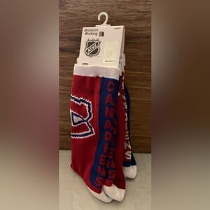 NHL Moisture Wicking Socks (2pack) Montreal Canadiens
